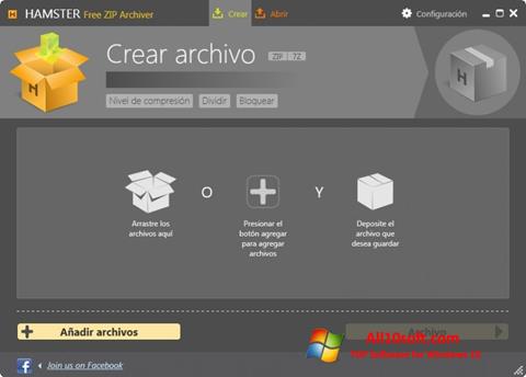 Captură de ecran Hamster Free ZIP Archiver pentru Windows 10