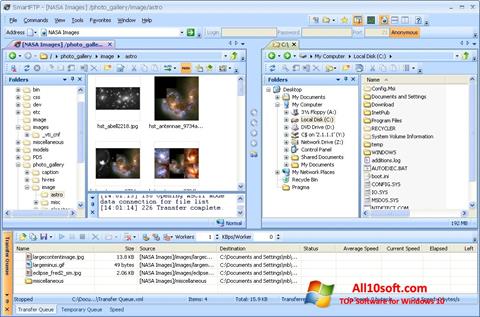 Captură de ecran SmartFTP pentru Windows 10