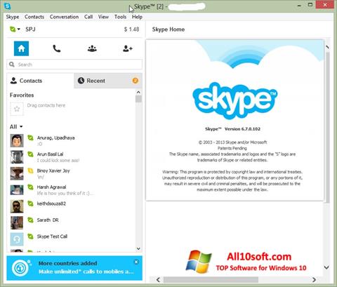 Captură de ecran Skype Setup Full pentru Windows 10