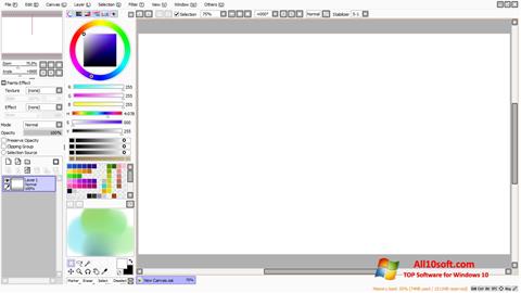 Captură de ecran Paint Tool SAI pentru Windows 10