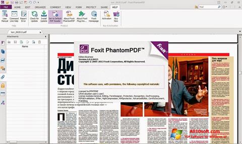 Captură de ecran Foxit Phantom pentru Windows 10