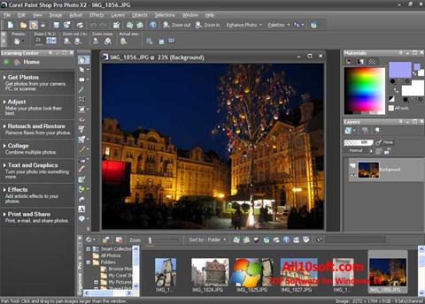 Captură de ecran PaintShop Pro pentru Windows 10