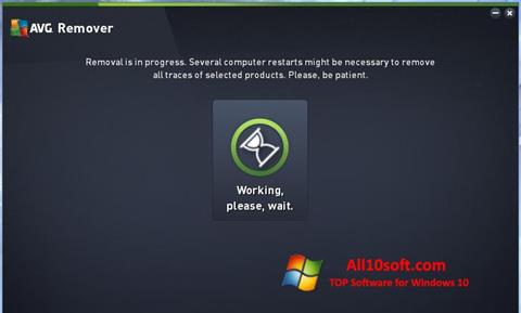 Captură de ecran AVG Remover pentru Windows 10