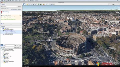 Captură de ecran Google Earth pentru Windows 10