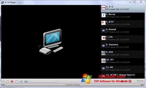 Captură de ecran IP-TV Player pentru Windows 10