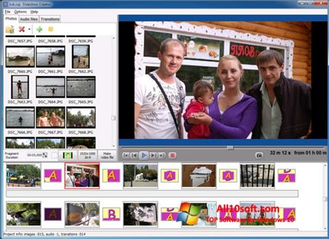Captură de ecran Bolide Slideshow Creator pentru Windows 10