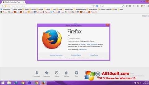 Captură de ecran Mozilla Firefox Offline Installer pentru Windows 10