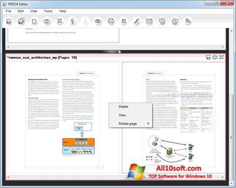 Captură de ecran PDF24 Creator pentru Windows 10