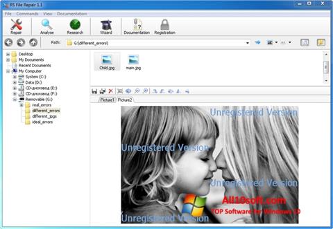 Captură de ecran File Repair pentru Windows 10