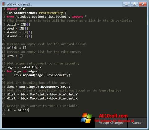 Captură de ecran Python pentru Windows 10