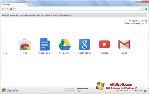 Captură de ecran Google Chrome pentru Windows 10