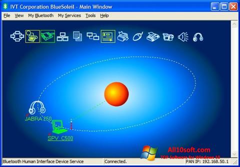 Captură de ecran BlueSoleil pentru Windows 10