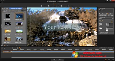 Captură de ecran Pinnacle Studio pentru Windows 10