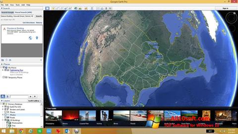 Captură de ecran Google Earth Pro pentru Windows 10