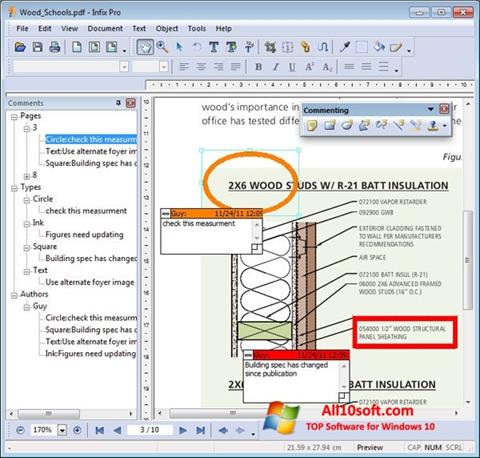 Captură de ecran Infix PDF Editor pentru Windows 10
