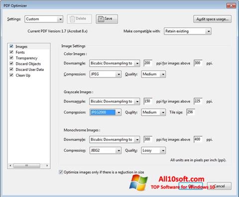 Captură de ecran Adobe Acrobat Pro DC pentru Windows 10