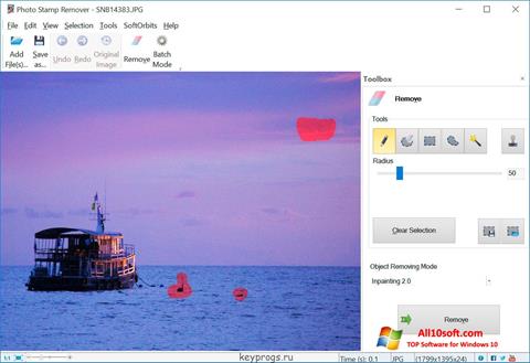 Captură de ecran Photo Stamp Remover pentru Windows 10