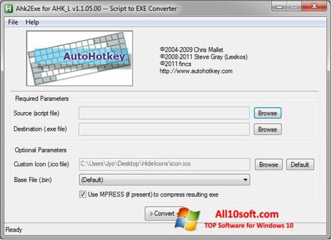 Captură de ecran AutoHotkey pentru Windows 10