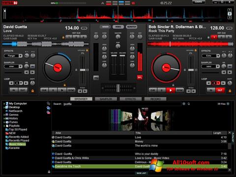 Captură de ecran Virtual DJ Pro pentru Windows 10