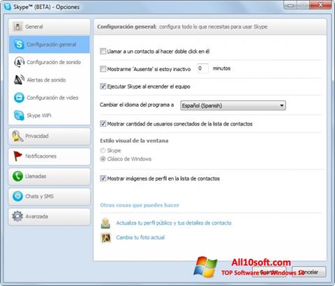 Captură de ecran Skype Beta pentru Windows 10