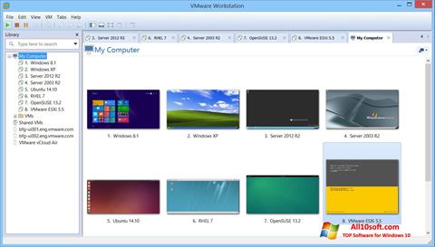 Captură de ecran VMware Workstation pentru Windows 10